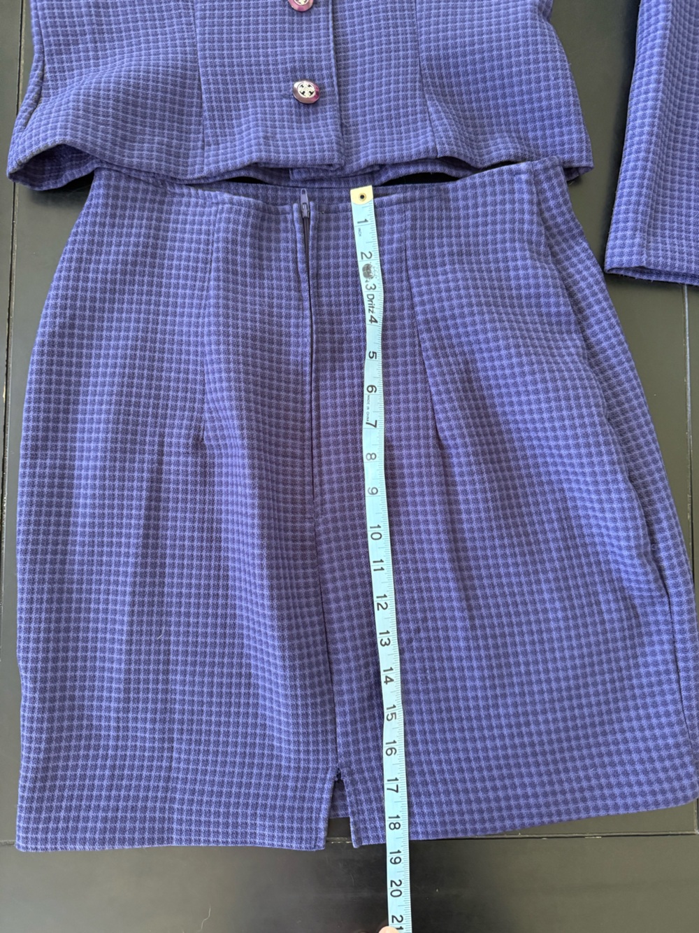 All that Jazz Deep Purple Textured Two-Piece Set - Picture 5 of 6